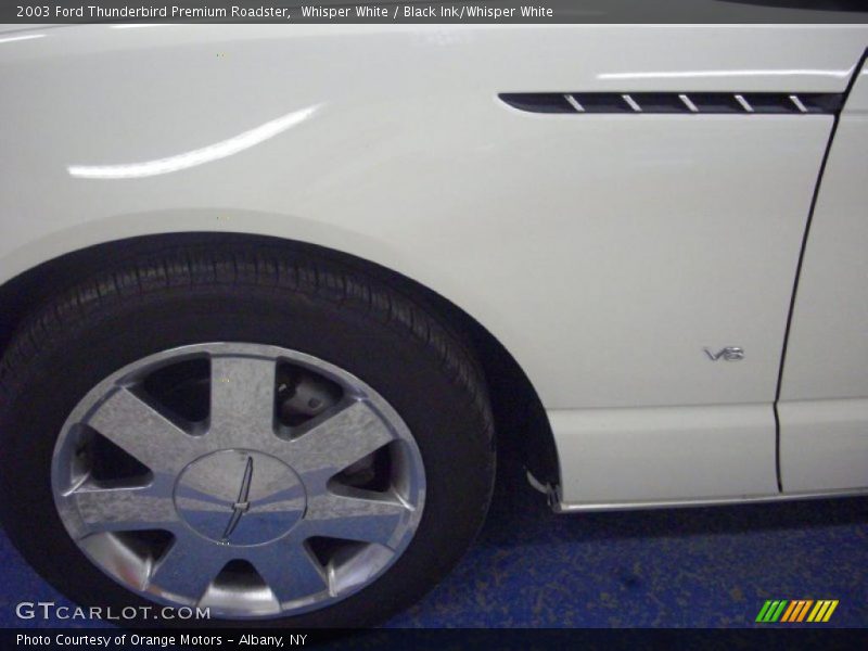 Whisper White / Black Ink/Whisper White 2003 Ford Thunderbird Premium Roadster