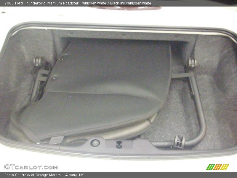 Whisper White / Black Ink/Whisper White 2003 Ford Thunderbird Premium Roadster