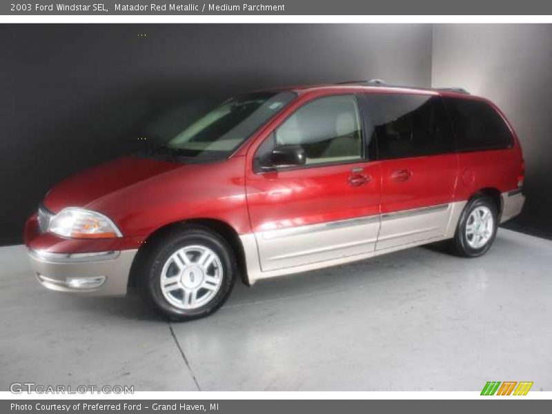 Matador Red Metallic / Medium Parchment 2003 Ford Windstar SEL