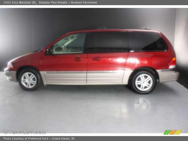 Matador Red Metallic / Medium Parchment 2003 Ford Windstar SEL