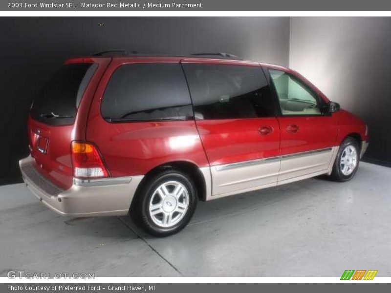 Matador Red Metallic / Medium Parchment 2003 Ford Windstar SEL