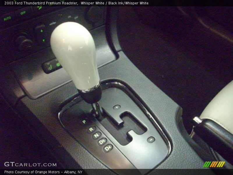 Whisper White / Black Ink/Whisper White 2003 Ford Thunderbird Premium Roadster