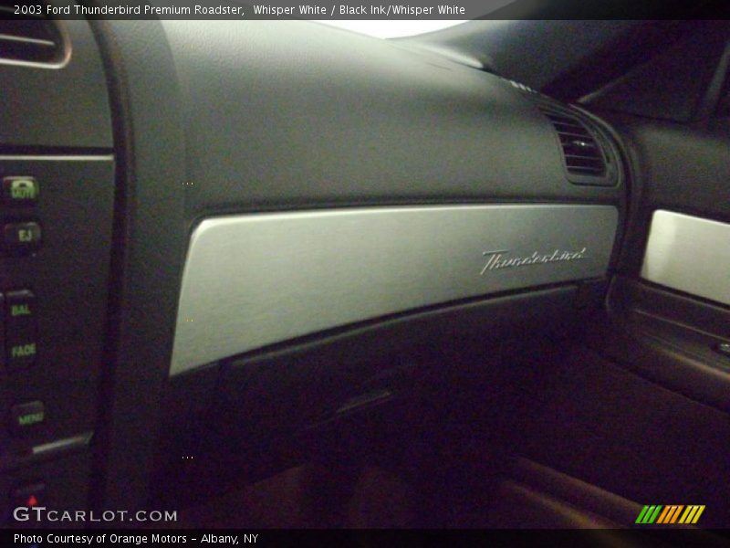 Whisper White / Black Ink/Whisper White 2003 Ford Thunderbird Premium Roadster