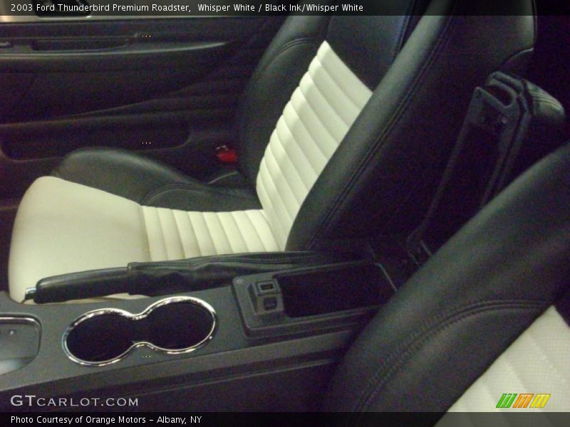 Whisper White / Black Ink/Whisper White 2003 Ford Thunderbird Premium Roadster