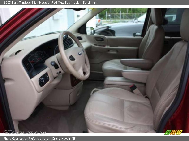 Matador Red Metallic / Medium Parchment 2003 Ford Windstar SEL