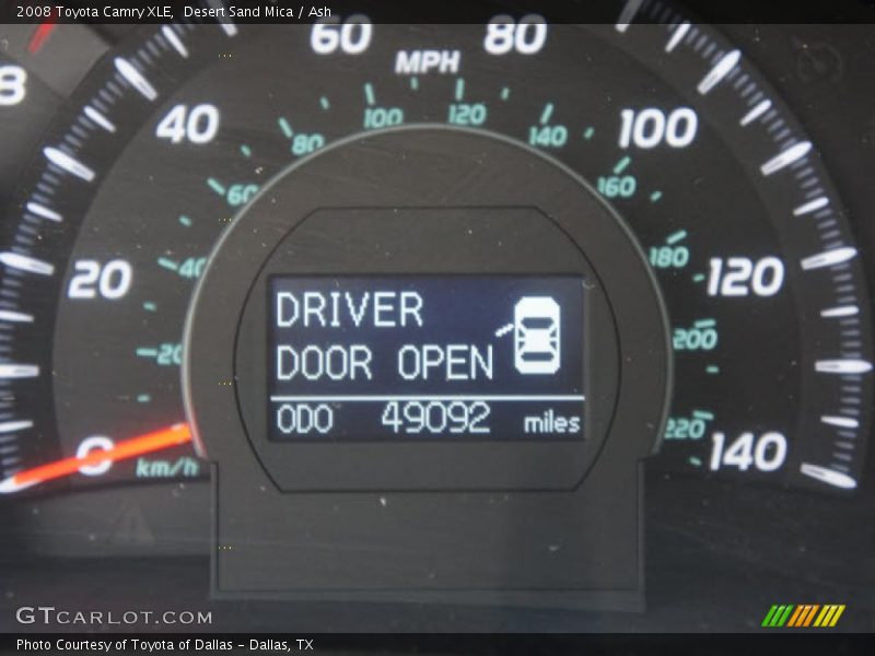 Desert Sand Mica / Ash 2008 Toyota Camry XLE