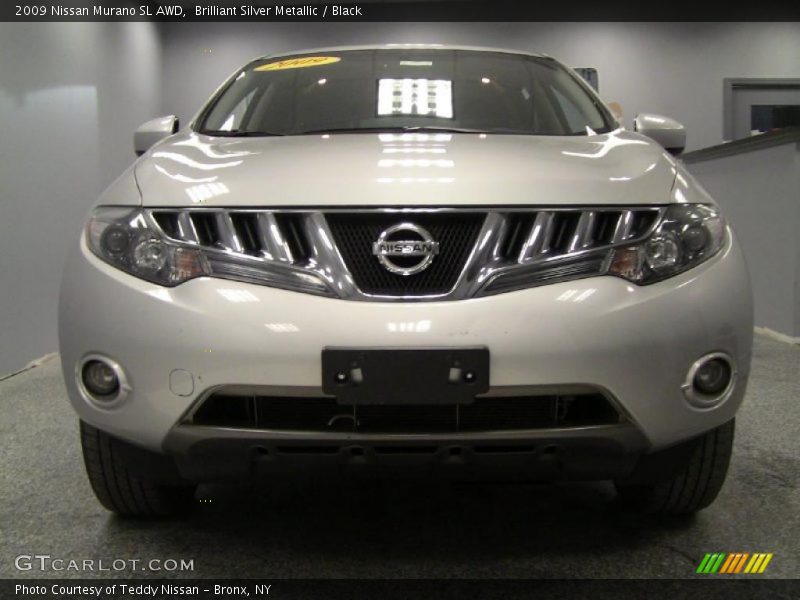 Brilliant Silver Metallic / Black 2009 Nissan Murano SL AWD