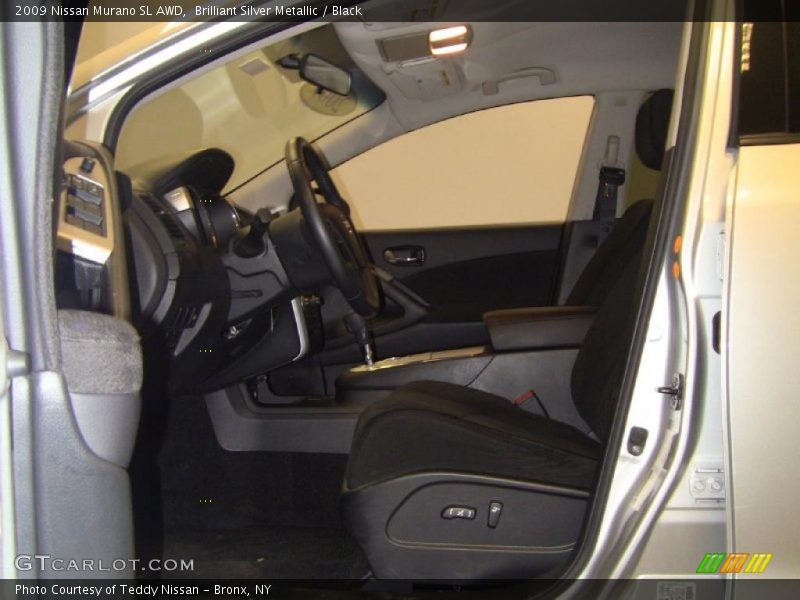 Brilliant Silver Metallic / Black 2009 Nissan Murano SL AWD