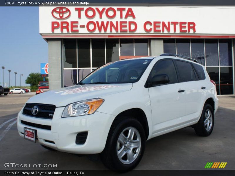 Super White / Sand Beige 2009 Toyota RAV4 V6