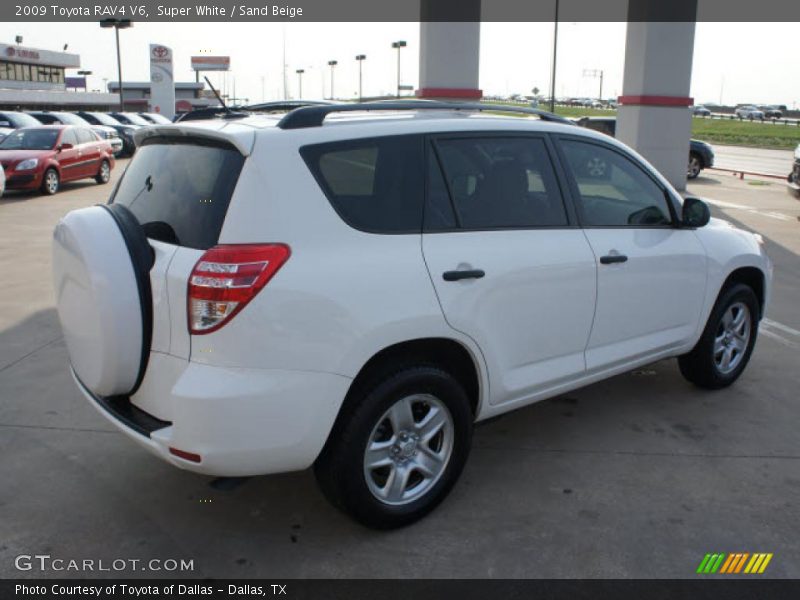 Super White / Sand Beige 2009 Toyota RAV4 V6