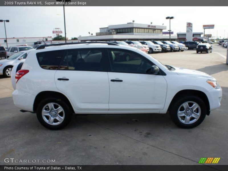 Super White / Sand Beige 2009 Toyota RAV4 V6