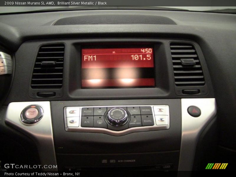 Brilliant Silver Metallic / Black 2009 Nissan Murano SL AWD