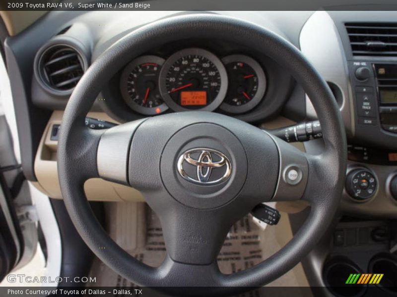 Super White / Sand Beige 2009 Toyota RAV4 V6