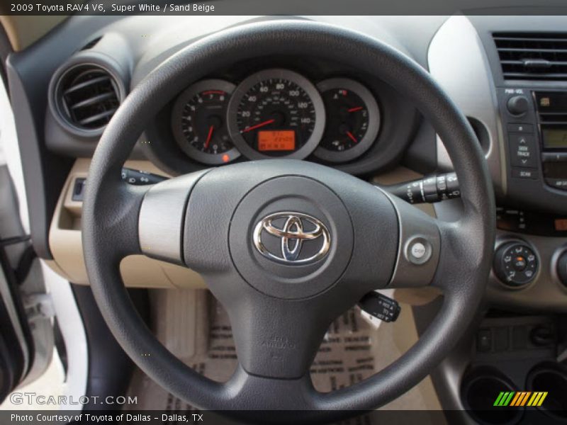 Super White / Sand Beige 2009 Toyota RAV4 V6