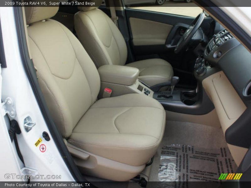 Super White / Sand Beige 2009 Toyota RAV4 V6