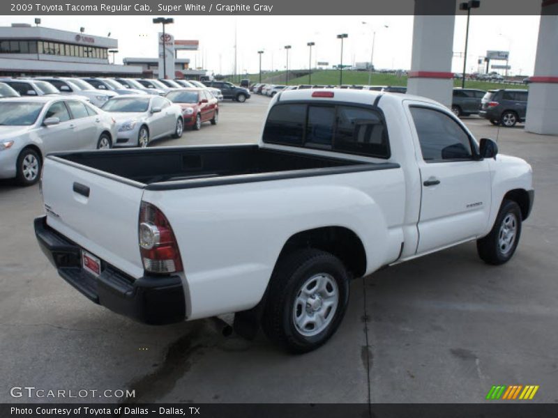 Super White / Graphite Gray 2009 Toyota Tacoma Regular Cab