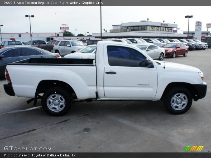 Super White / Graphite Gray 2009 Toyota Tacoma Regular Cab