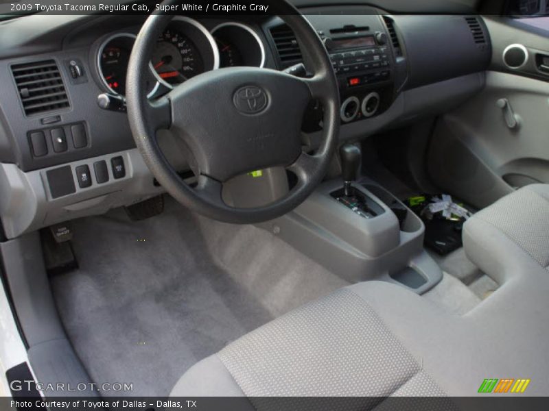  2009 Tacoma Regular Cab Graphite Gray Interior