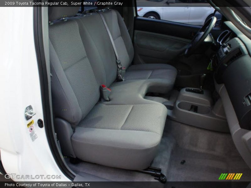 Super White / Graphite Gray 2009 Toyota Tacoma Regular Cab