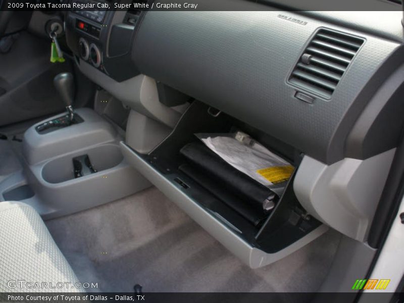 Super White / Graphite Gray 2009 Toyota Tacoma Regular Cab