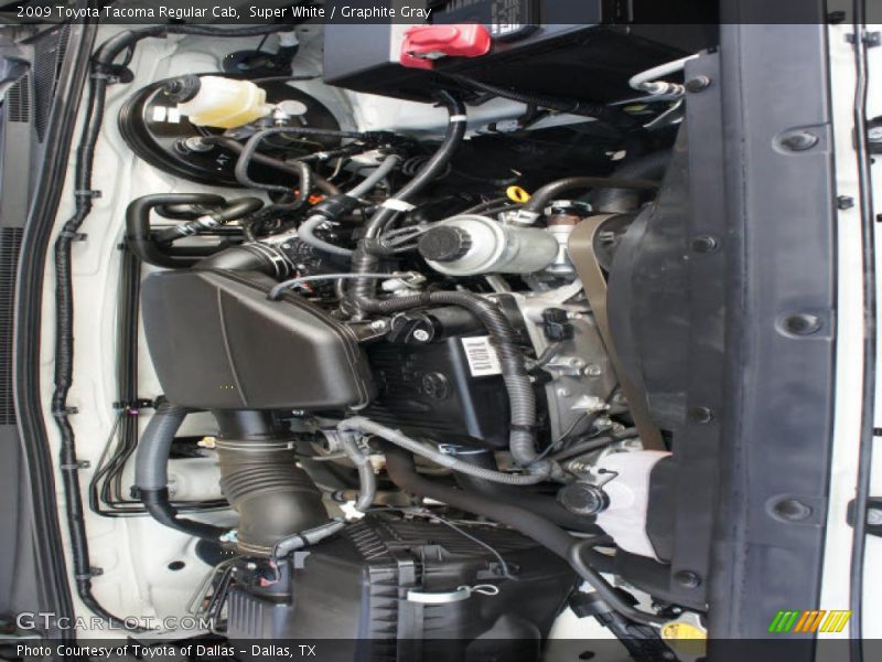 Super White / Graphite Gray 2009 Toyota Tacoma Regular Cab