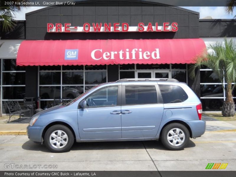Glacier Blue / Gray 2007 Kia Sedona LX