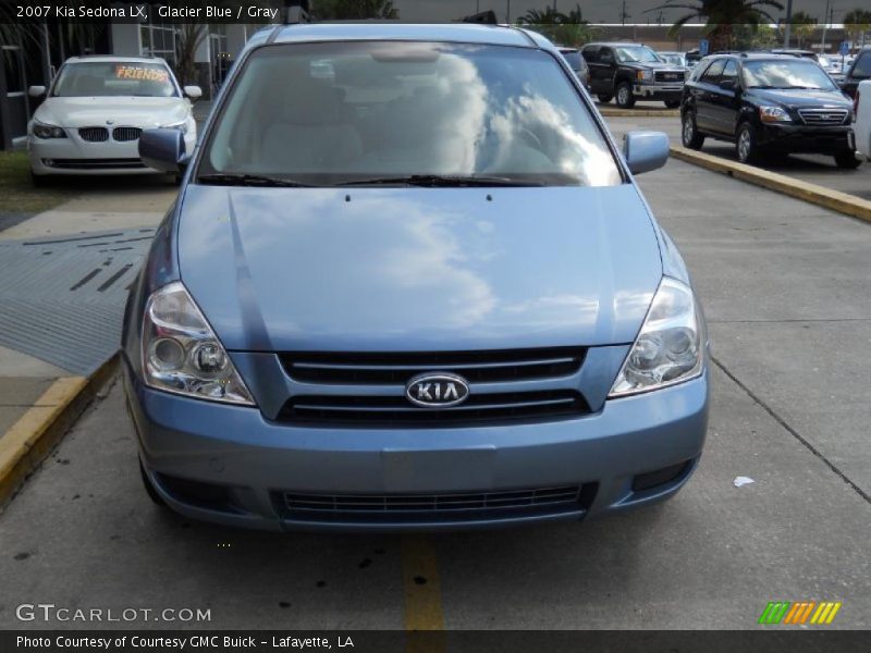 Glacier Blue / Gray 2007 Kia Sedona LX
