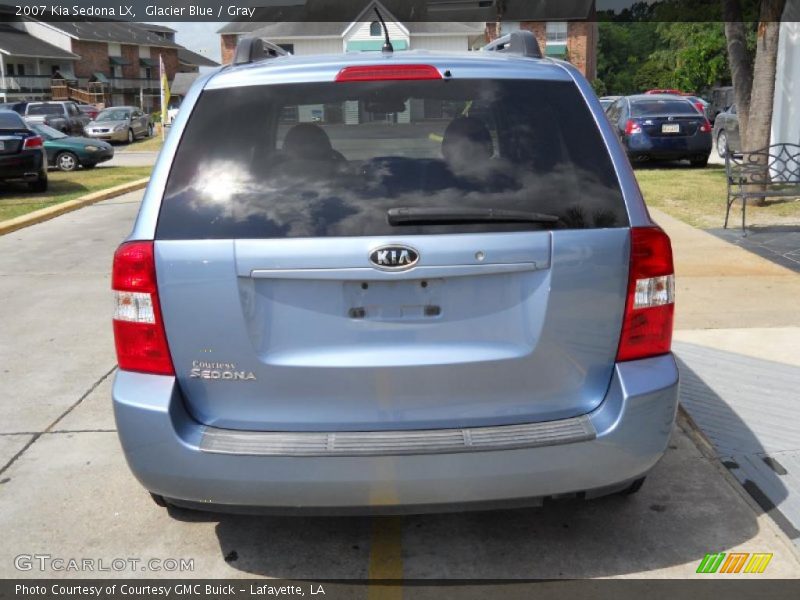Glacier Blue / Gray 2007 Kia Sedona LX