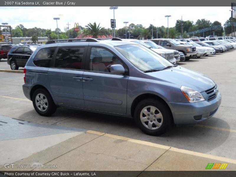 Glacier Blue / Gray 2007 Kia Sedona LX