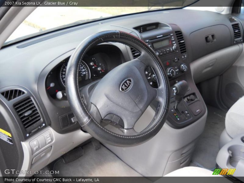 Glacier Blue / Gray 2007 Kia Sedona LX