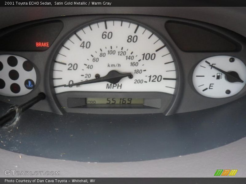  2001 ECHO Sedan Sedan Gauges