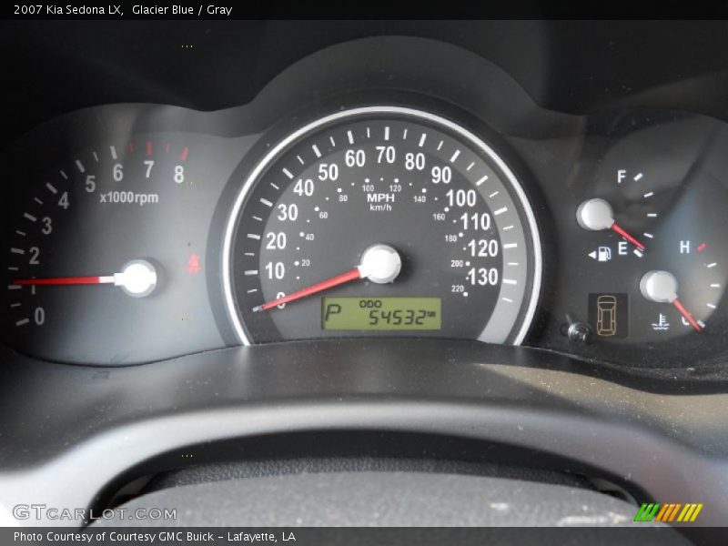 Glacier Blue / Gray 2007 Kia Sedona LX