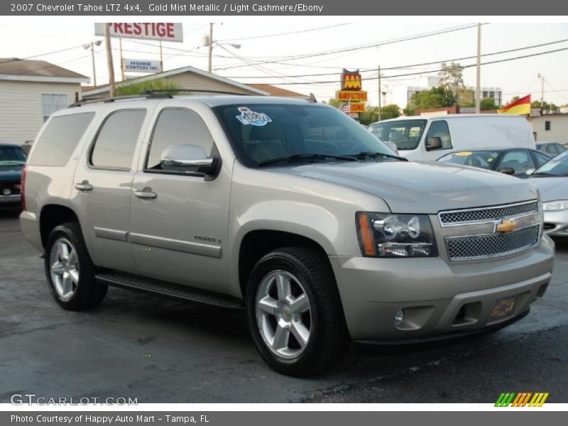Gold Mist Metallic / Light Cashmere/Ebony 2007 Chevrolet Tahoe LTZ 4x4
