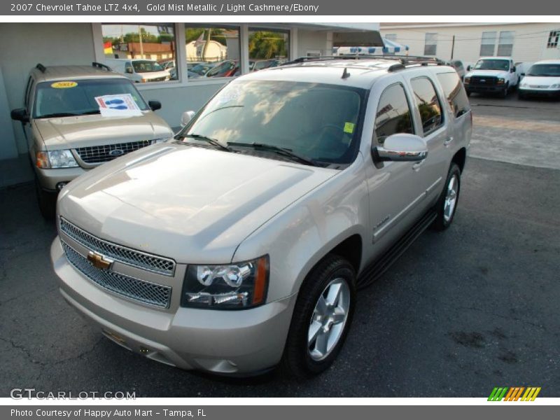 Gold Mist Metallic / Light Cashmere/Ebony 2007 Chevrolet Tahoe LTZ 4x4