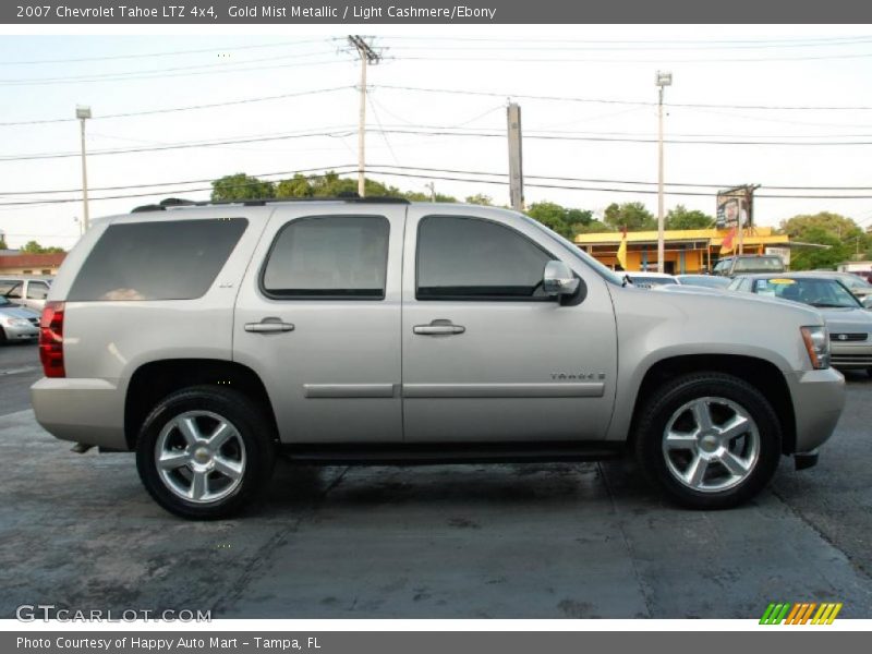 Gold Mist Metallic / Light Cashmere/Ebony 2007 Chevrolet Tahoe LTZ 4x4