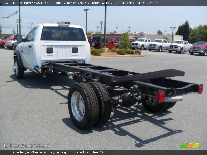  2011 Ram 5500 HD ST Regular Cab 4x4 Chassis Bright White