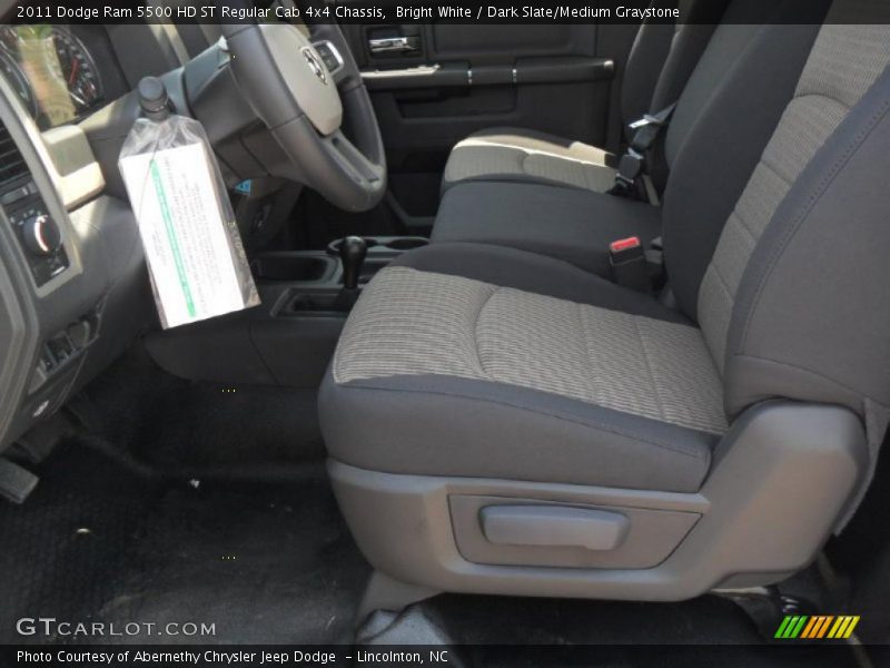 Bright White / Dark Slate/Medium Graystone 2011 Dodge Ram 5500 HD ST Regular Cab 4x4 Chassis