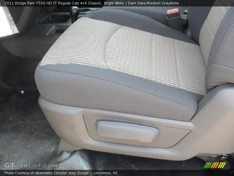 Bright White / Dark Slate/Medium Graystone 2011 Dodge Ram 5500 HD ST Regular Cab 4x4 Chassis
