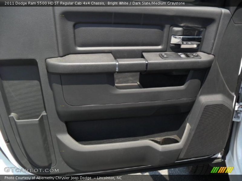 Bright White / Dark Slate/Medium Graystone 2011 Dodge Ram 5500 HD ST Regular Cab 4x4 Chassis