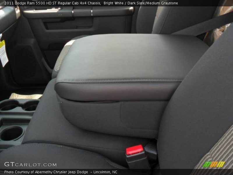 Bright White / Dark Slate/Medium Graystone 2011 Dodge Ram 5500 HD ST Regular Cab 4x4 Chassis