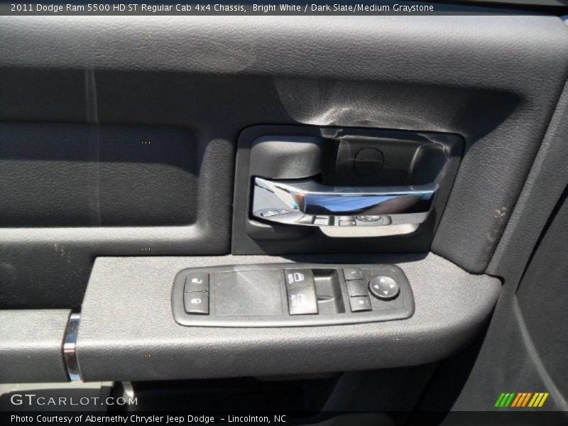 Bright White / Dark Slate/Medium Graystone 2011 Dodge Ram 5500 HD ST Regular Cab 4x4 Chassis