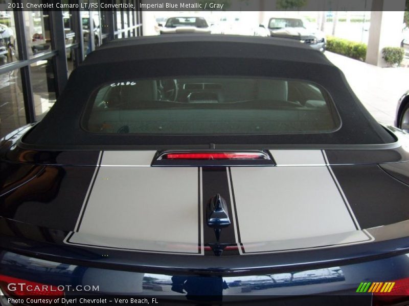 Imperial Blue Metallic / Gray 2011 Chevrolet Camaro LT/RS Convertible