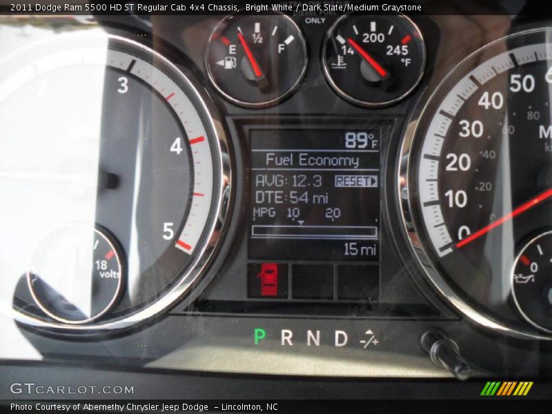 Bright White / Dark Slate/Medium Graystone 2011 Dodge Ram 5500 HD ST Regular Cab 4x4 Chassis