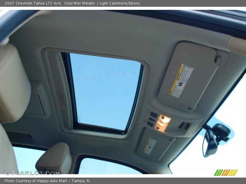 Gold Mist Metallic / Light Cashmere/Ebony 2007 Chevrolet Tahoe LTZ 4x4