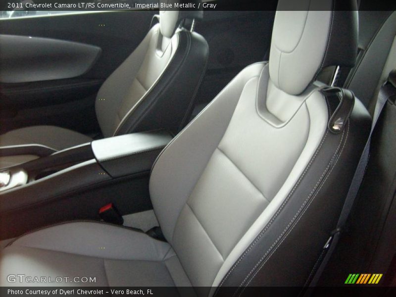  2011 Camaro LT/RS Convertible Gray Interior