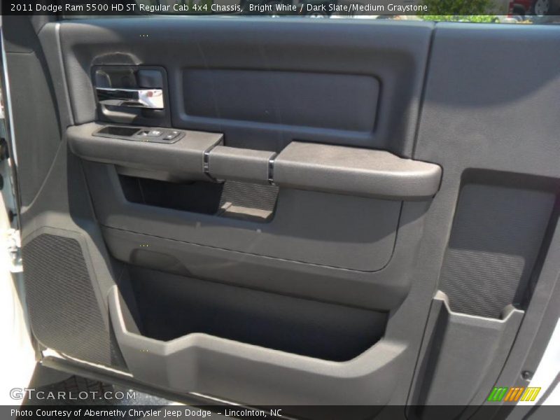 Bright White / Dark Slate/Medium Graystone 2011 Dodge Ram 5500 HD ST Regular Cab 4x4 Chassis