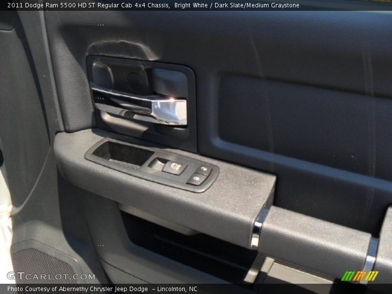 Bright White / Dark Slate/Medium Graystone 2011 Dodge Ram 5500 HD ST Regular Cab 4x4 Chassis