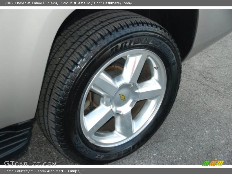 Gold Mist Metallic / Light Cashmere/Ebony 2007 Chevrolet Tahoe LTZ 4x4
