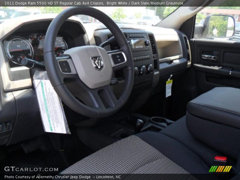  2011 Ram 5500 HD ST Regular Cab 4x4 Chassis Dark Slate/Medium Graystone Interior