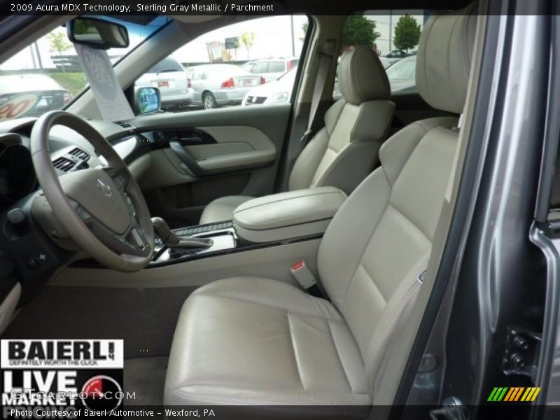 Sterling Gray Metallic / Parchment 2009 Acura MDX Technology
